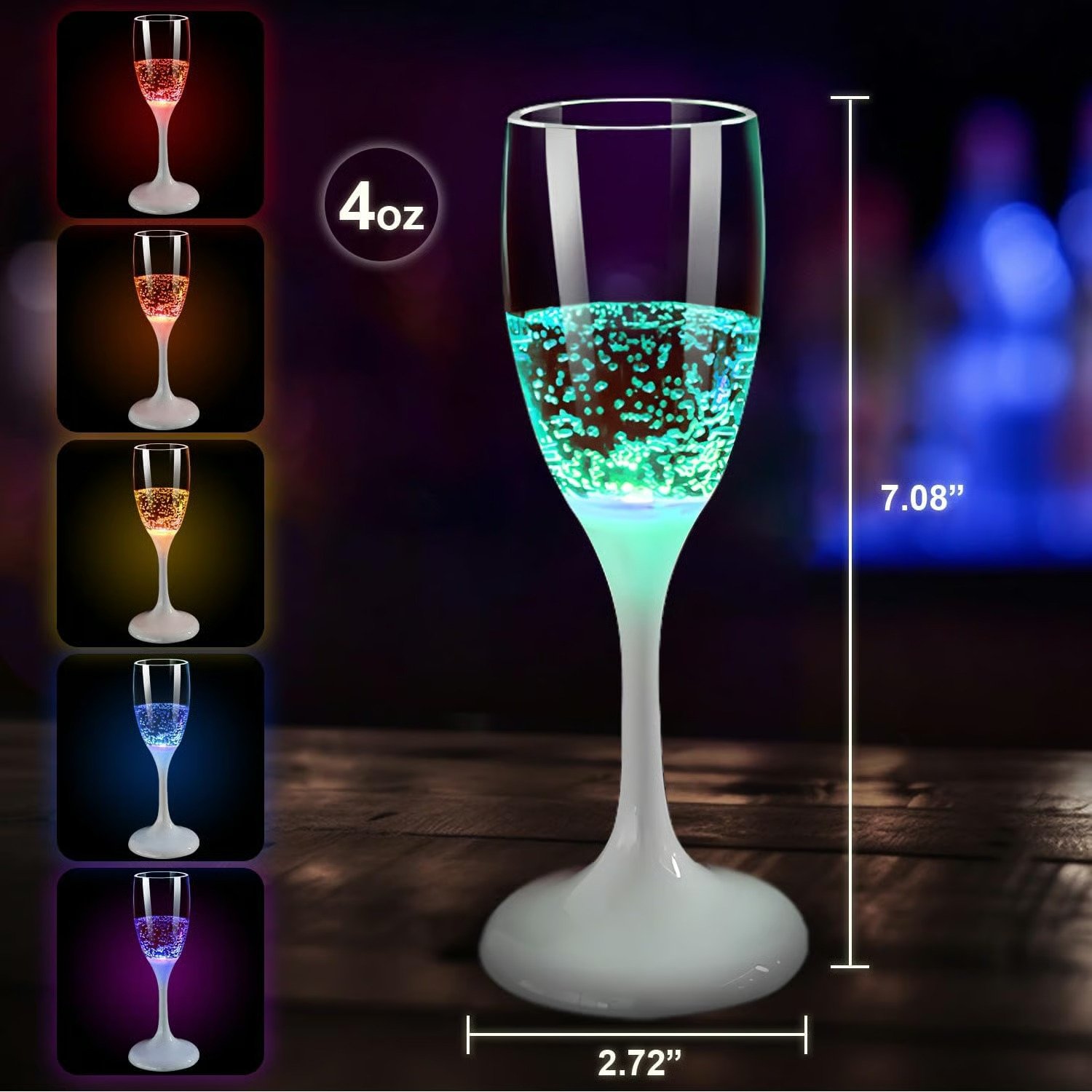 🍸✨ Luminous Glowing LED Wine Champagne Glass - Image 11