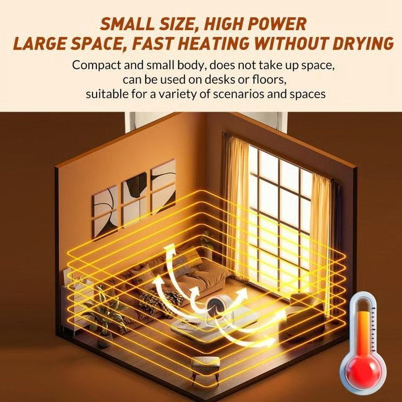 Outdoor & Desktop Mini Radiator Upgraded Electric Portable Heater - Image 5