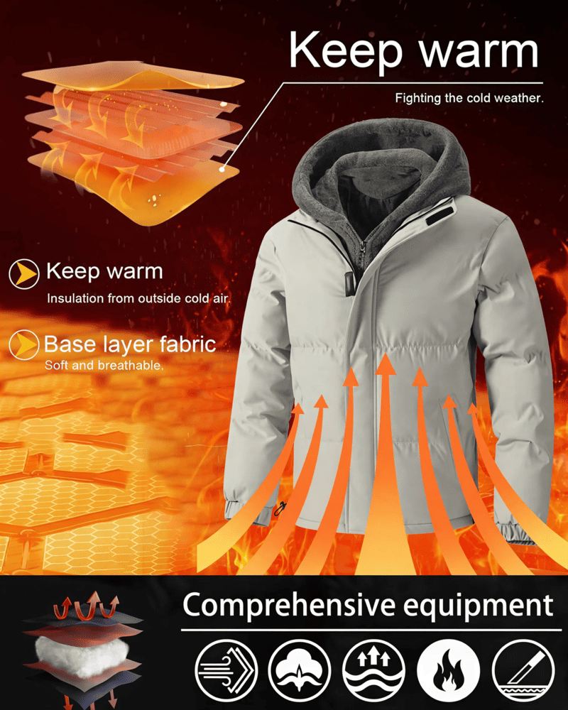 Cold-Resistant Thickened Winter Jacket for Men