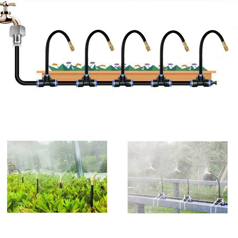 💦 360° Curved Garden Automatic Irrigation System