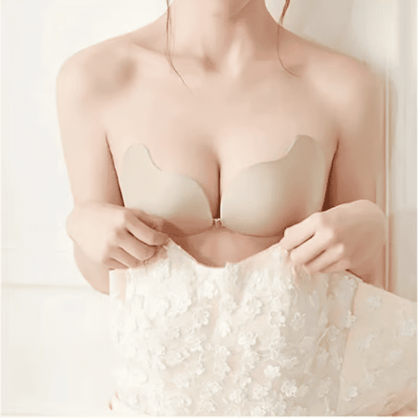 Invisible Adhesive Support Backless Push Up Bra - Image 10