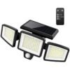 Waterproof Motion Sensor Solar Outdoor Light for Wall & Garden Use