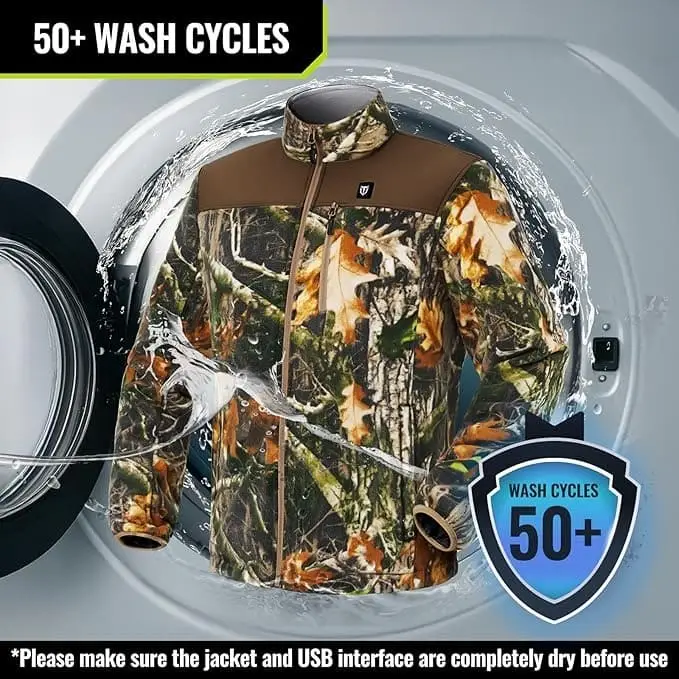 ❄️HOT Winter Sale 50%💃 Lancer Tactical Hunting Jacket Rechargeable Fleece Heated Jacket - Image 5