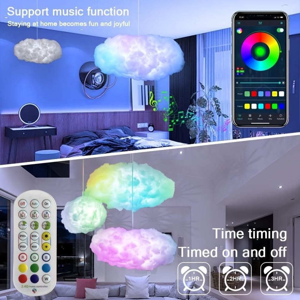 ☁️🌈 DIY Dreamy Thunder Cloud Ambient Light - Image 11