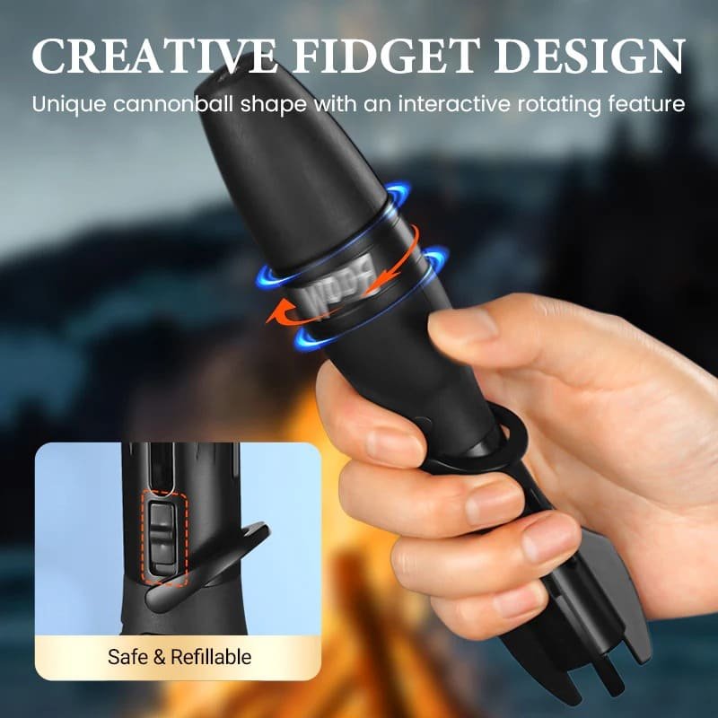 High-Power Flame Rocket Fidget Lighter - Image 5