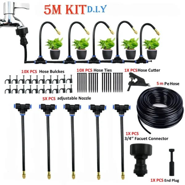 💦 360° Curved Garden Automatic Irrigation System – Home Applix