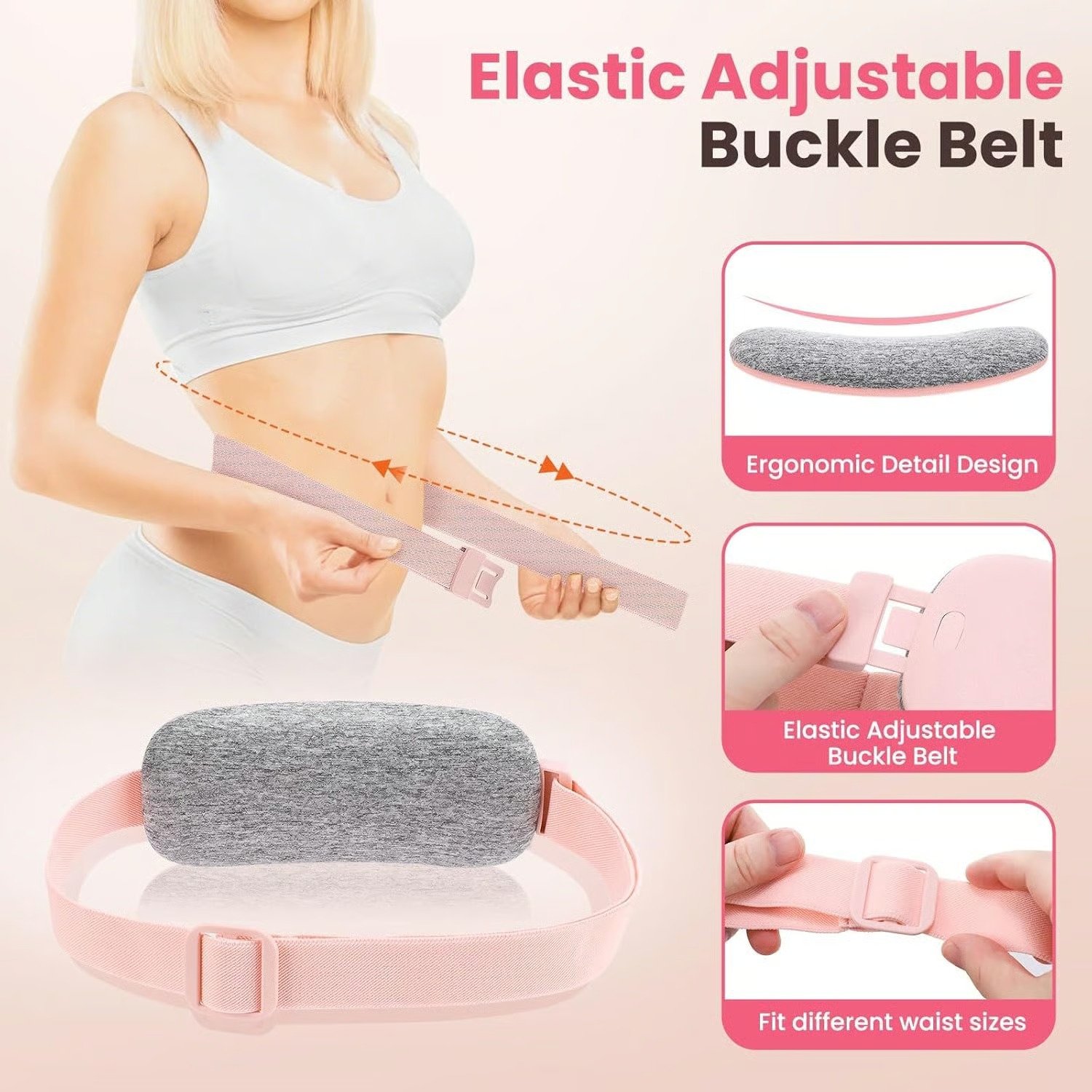 Women’s Period Pain Relief Belt Fast Heating & Massage for Menstrual, Stomach & Back Discomfort - Image 9