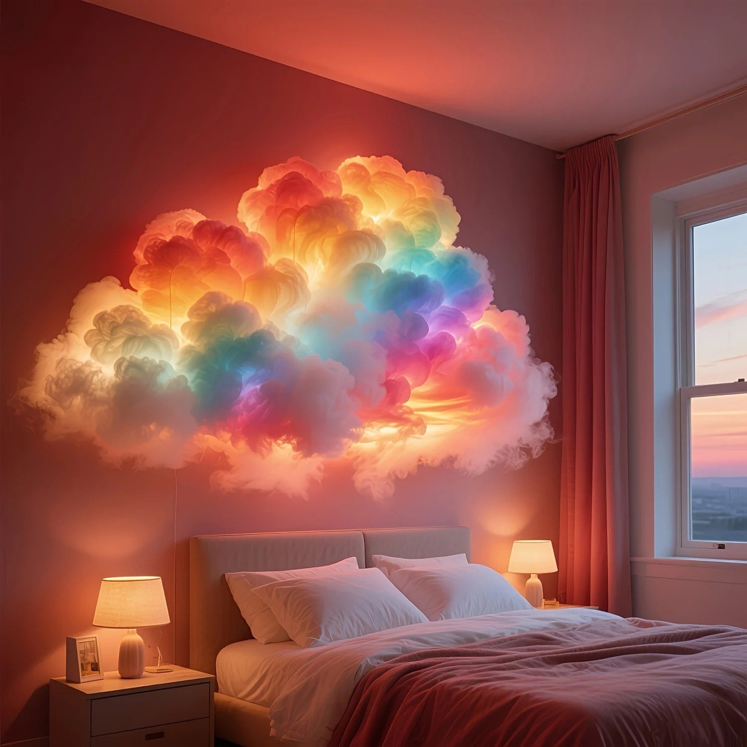 ☁️🌈 DIY Dreamy Thunder Cloud Ambient Light - Image 3