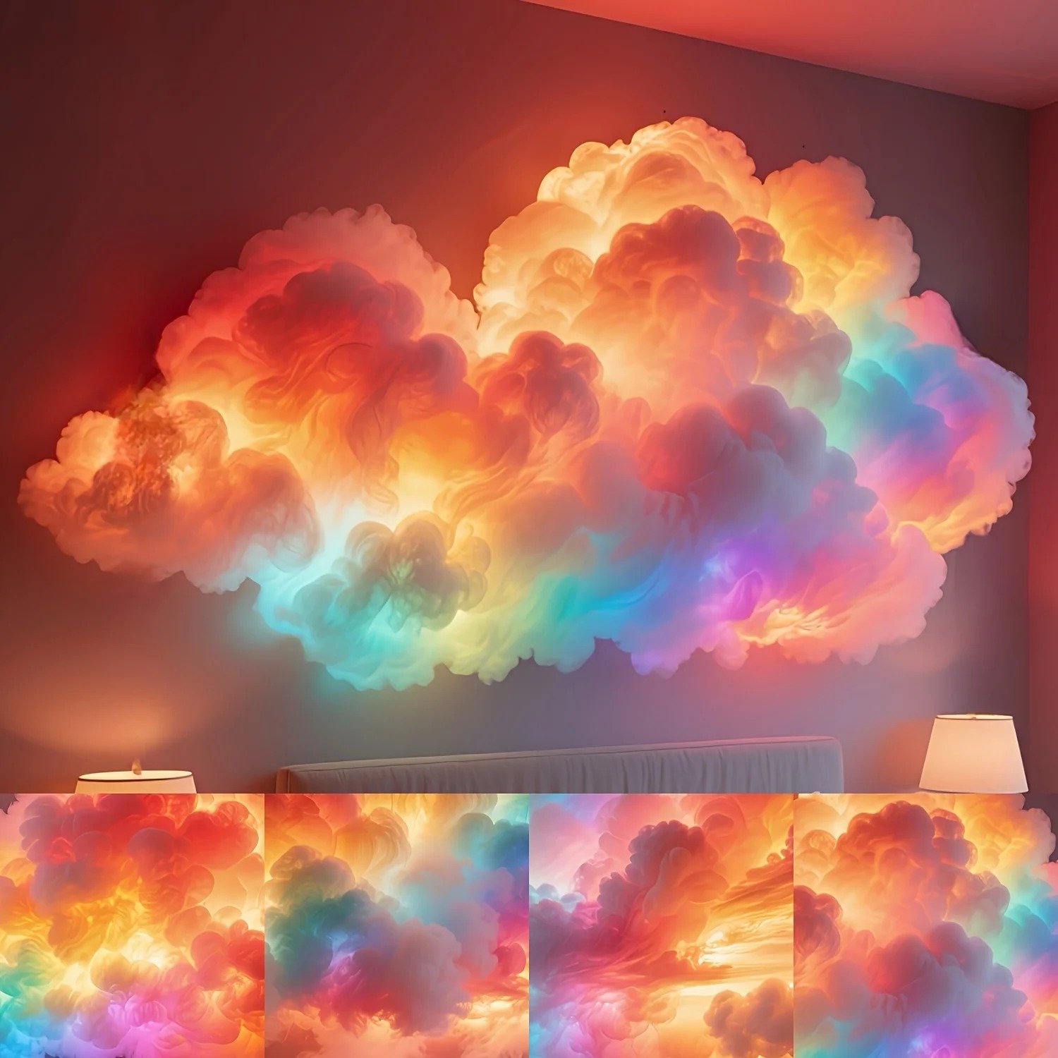 ☁️🌈 DIY Dreamy Thunder Cloud Ambient Light - Image 2