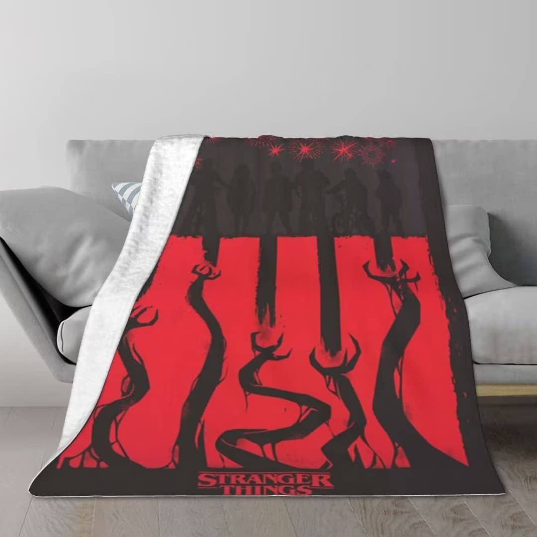 ☠️⛔ 3D Printed Plush Stranger Things Fleece Blanket - Image 7