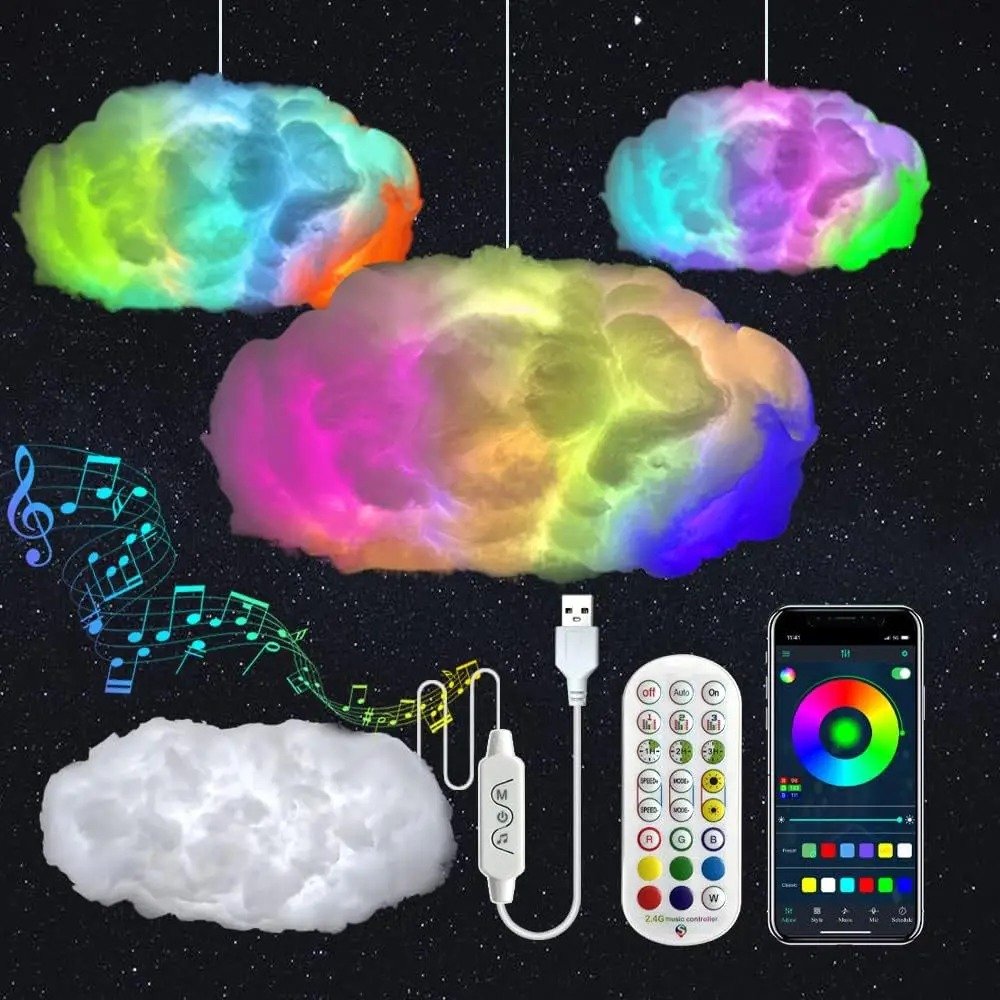 ☁️🌈 DIY Dreamy Thunder Cloud Ambient Light