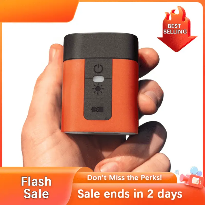 🔥HOT SALE UP TO 50%🔥2-in-1 Mini Electric Air Pump with Inflator & LED Light