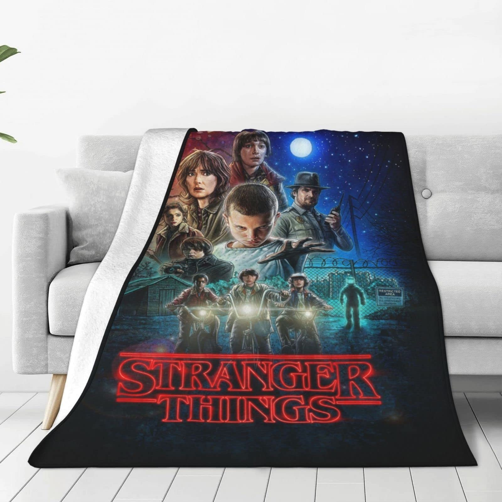 ☠️⛔ 3D Printed Plush Stranger Things Fleece Blanket - Image 6