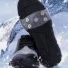Universal 5-Tooth Ice Cleats Spikes for Shoes & Boots
