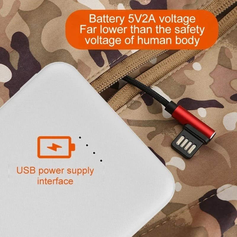 ☃️❄️Winter Hot Sale 49% OFF🔥Camouflage Electric Waterproof Heated Hooded Jacket for Hunting - Image 4