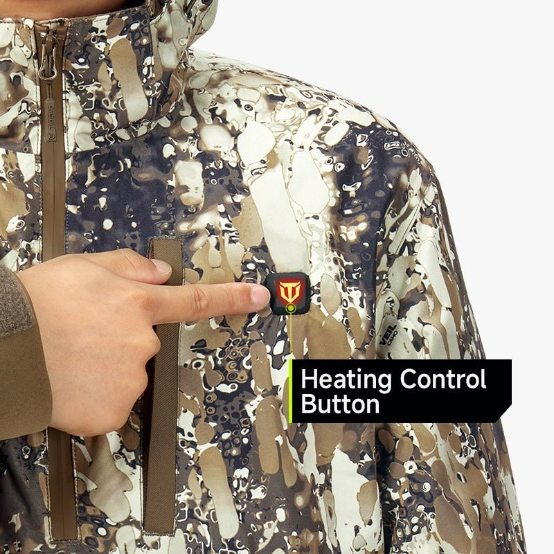 ☃️❄️Winter Hot Sale 49% OFF🔥Camouflage Electric Waterproof Heated Hooded Jacket for Hunting - Image 17