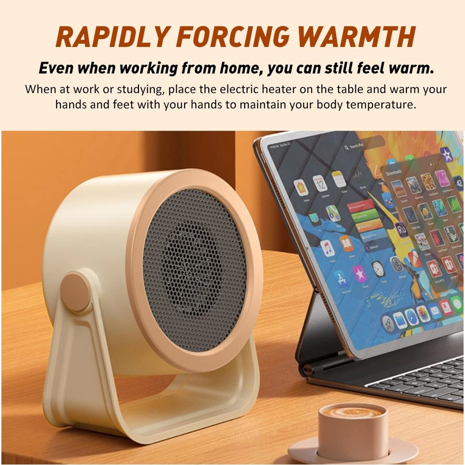 Outdoor & Desktop Mini Radiator Upgraded Electric Portable Heater - Image 10
