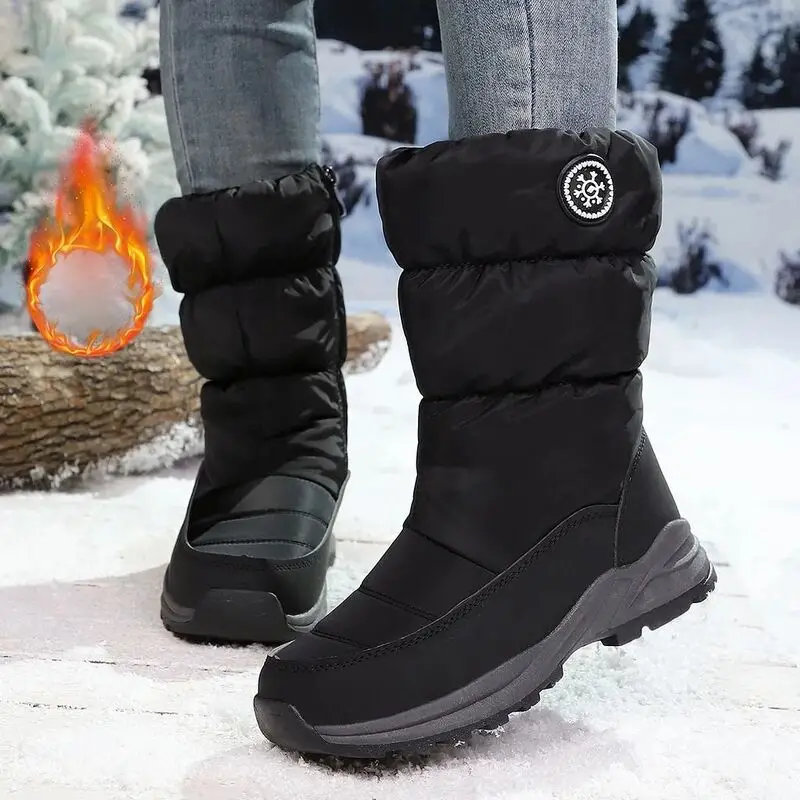 🔥LAST DAY 60%OFF🔥Women's High Quality Winter Mid Calf Snow Boots