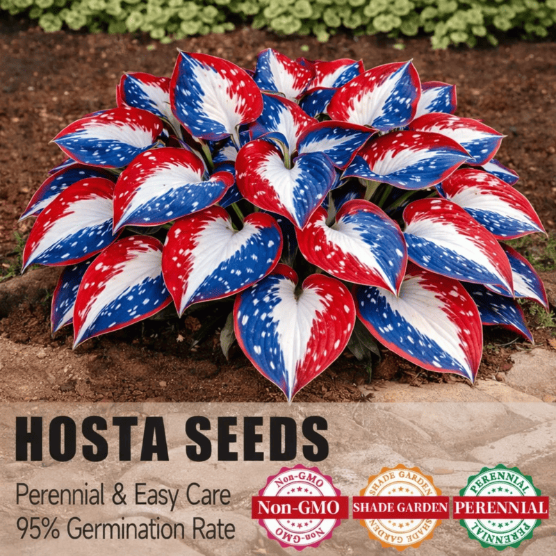 🎉Celebrate America's 250th 🌱Premium Rare Hosta Seeds🌿Shade-Tolerant Plant