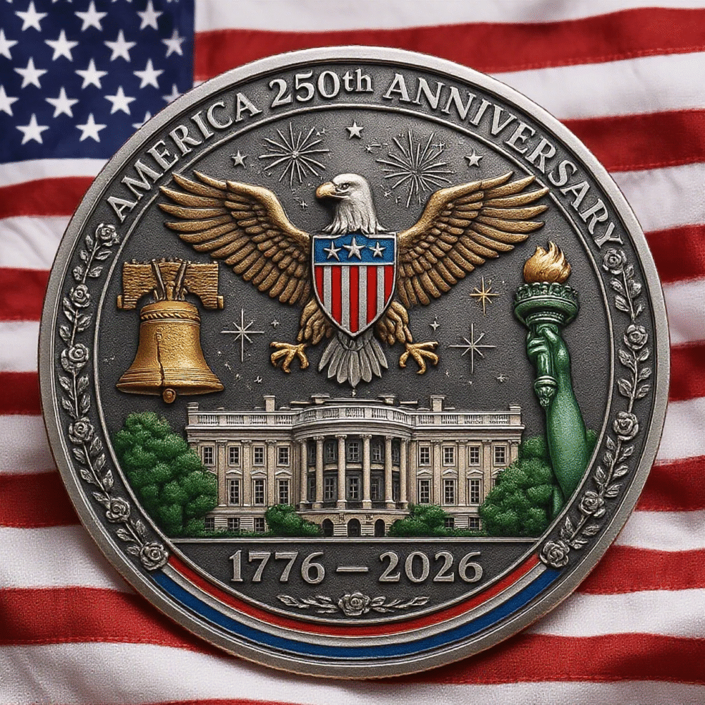 🎉America 250th Anniversary Commemorative Coin