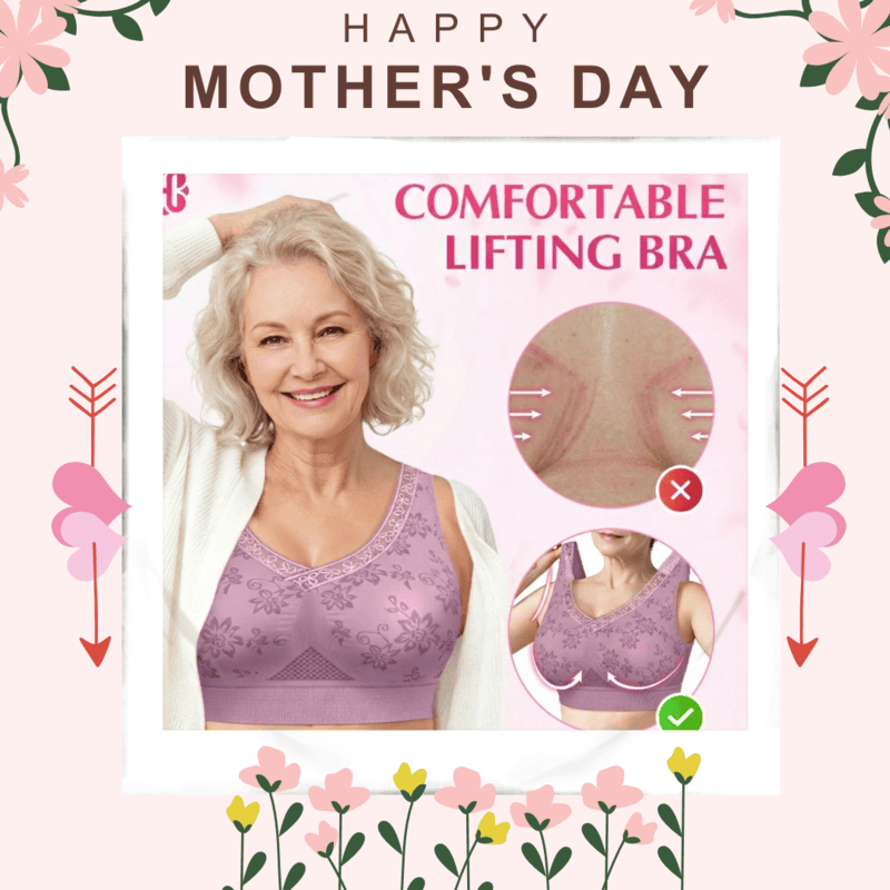 💐2026 Mother's Day Pre-sale 🔥 Pure Cotton Buttonless Comfy Lifting Bra - Image 2