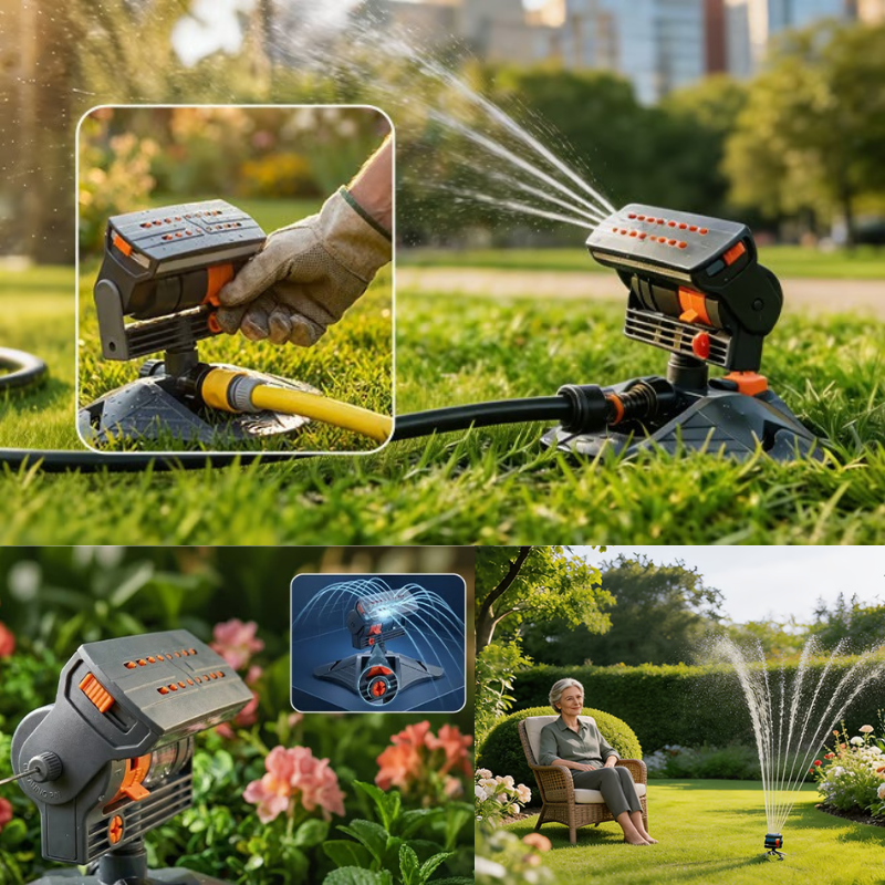 Revolutionary Sprinkler Technology Finally Solves the “Puddle & Parched” Problem That’s Been Plaguing Homeowners for Decades