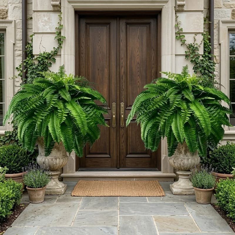 🔥 On Sale Only Today 🌱 UV Resistant Ferns Artificial Plants Large for Planters, Office & Home Decor, Outdoor & Indoor - Image 7
