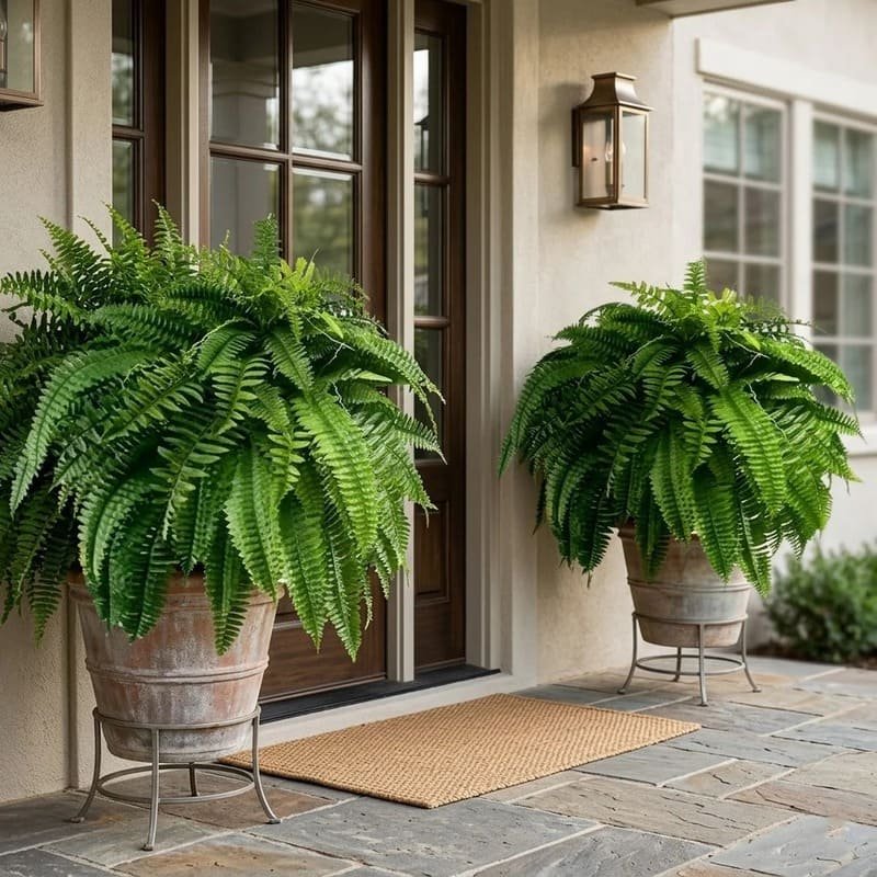 🔥 On Sale Only Today 🌱 UV Resistant Ferns Artificial Plants Large for Planters, Office & Home Decor, Outdoor & Indoor - Image 8