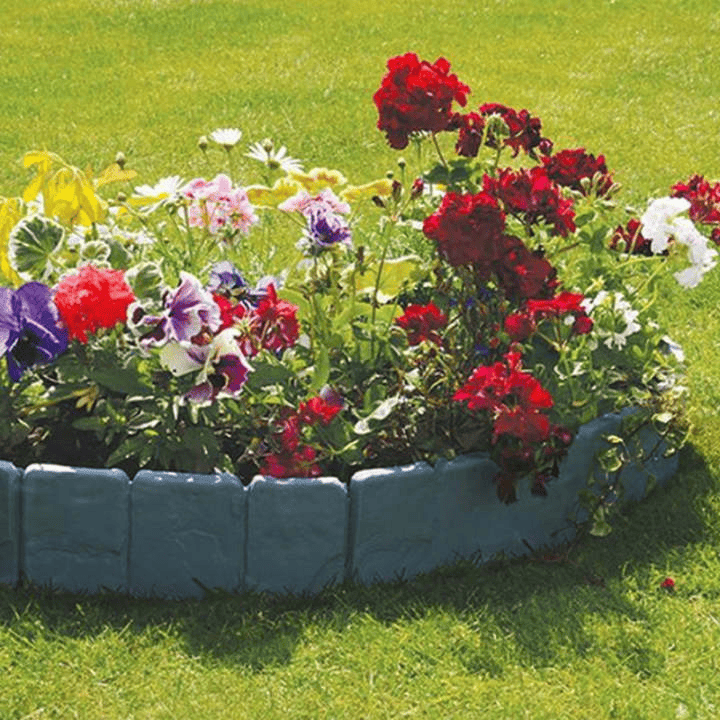 Imitation Stone Garden Fence - DIY Garden Edging Border - Image 2