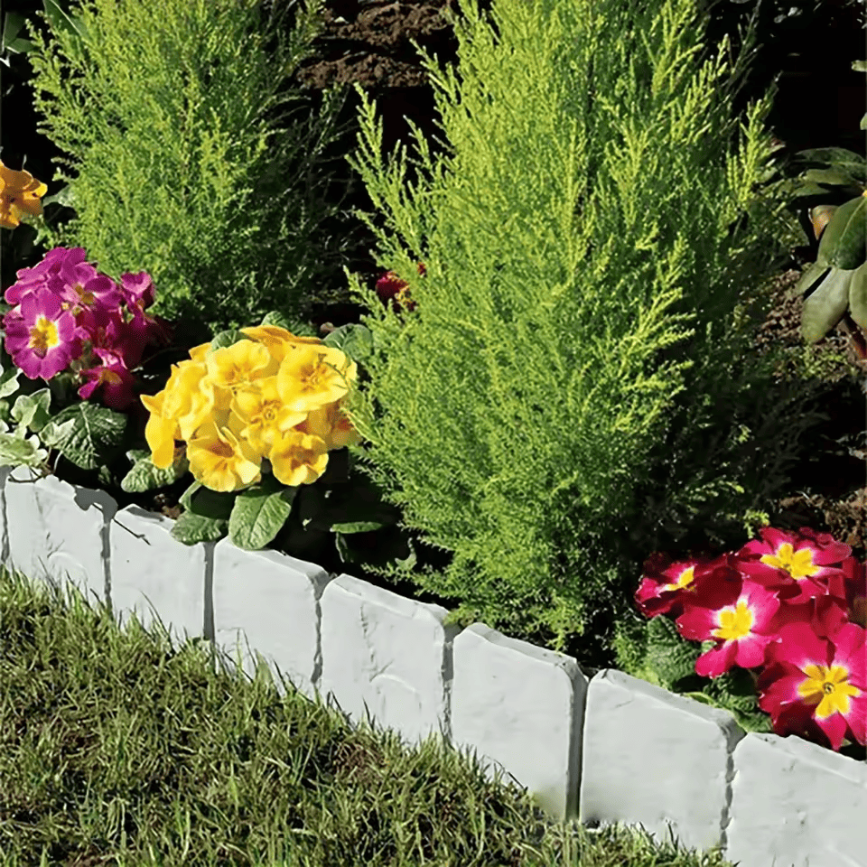 Imitation Stone Garden Fence - DIY Garden Edging Border - Image 8