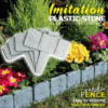 Imitation Stone Garden Fence - DIY Garden Edging Border