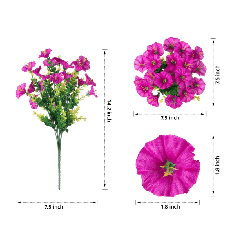 🏆2026 Super Value Set🔥UV Resistant Artificial Petunias Flowers - Image 17