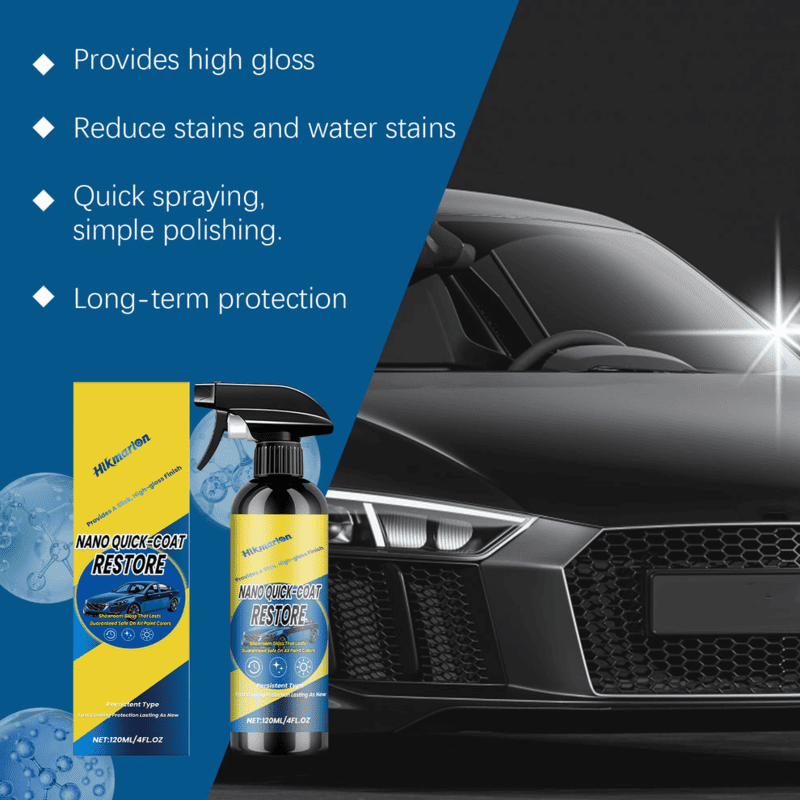 Automotive Nano Coating Repair Agent - With Dust and Water Repellent Properties - Long-lasting and Durable with Gloss, Suitable for Continuous Use - Image 2