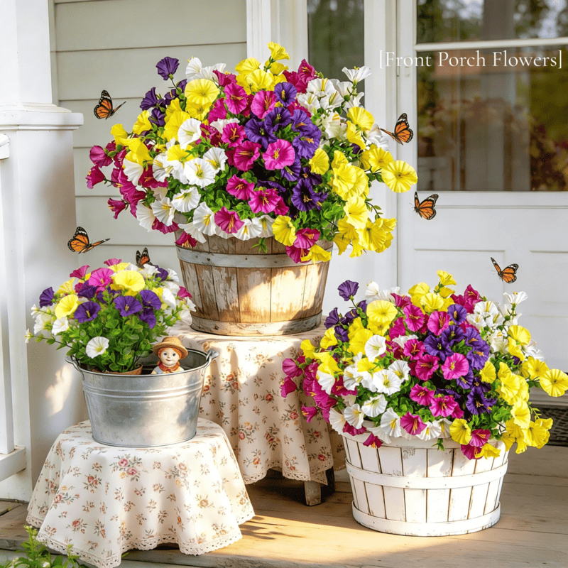 🏆2026 Super Value Set🔥UV Resistant Artificial Petunias Flowers - Image 6