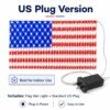 💙 Land of the Free Glow ✨ 49% OFF-Solar American Flag Net Lights
